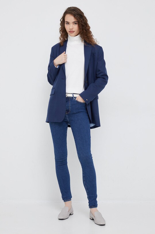 Tommy Hilfiger jeansy WW0WW36242.9BYY niebieski AW22