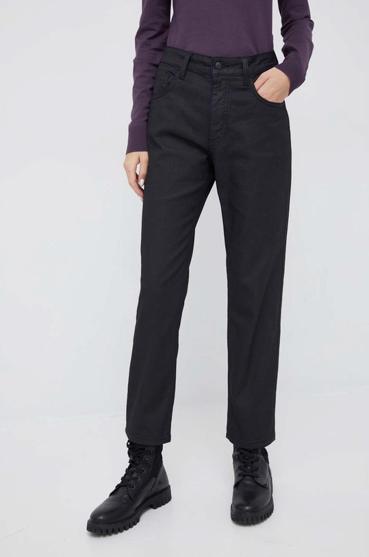 Kalhoty Sisley 43EHLE010.911 černá AW22