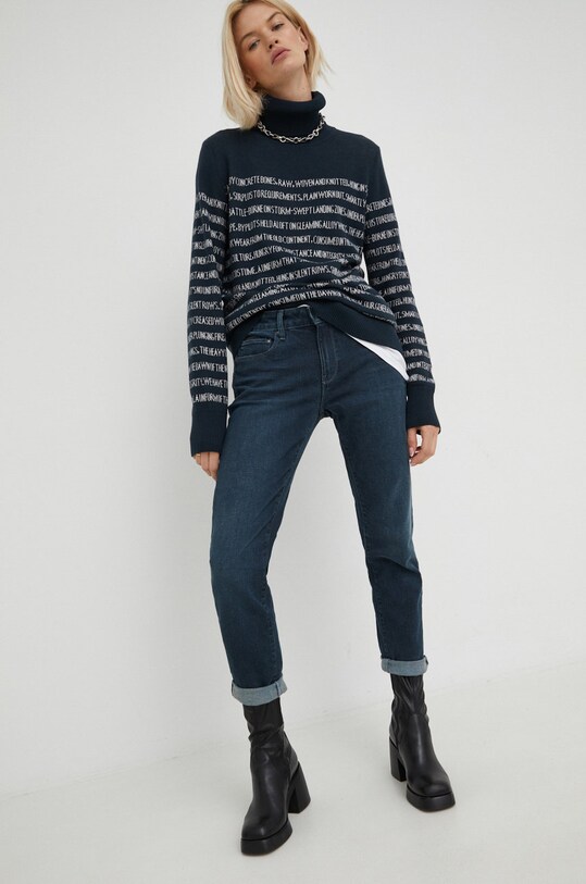G-Star Raw jeansy Planet friendly granatowy D15264.D164