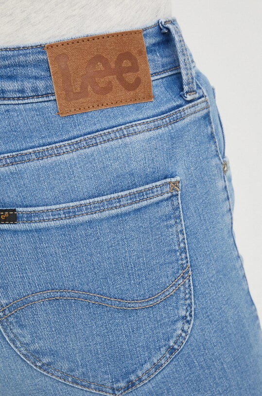 Lee jeansy Scarlett High Zip Partly Cloudy niebieski L31BERPA