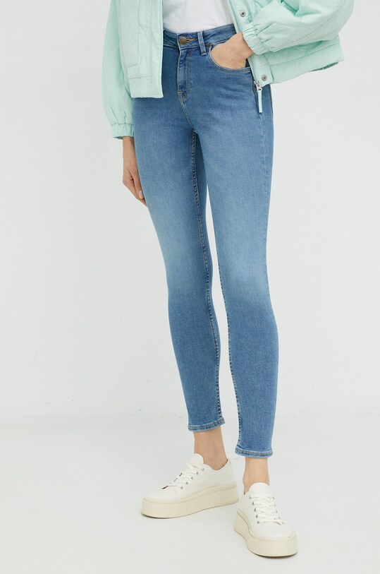 Lee jeansi Scarlett High Blue Sky Planet friendly albastru L626ERKJ