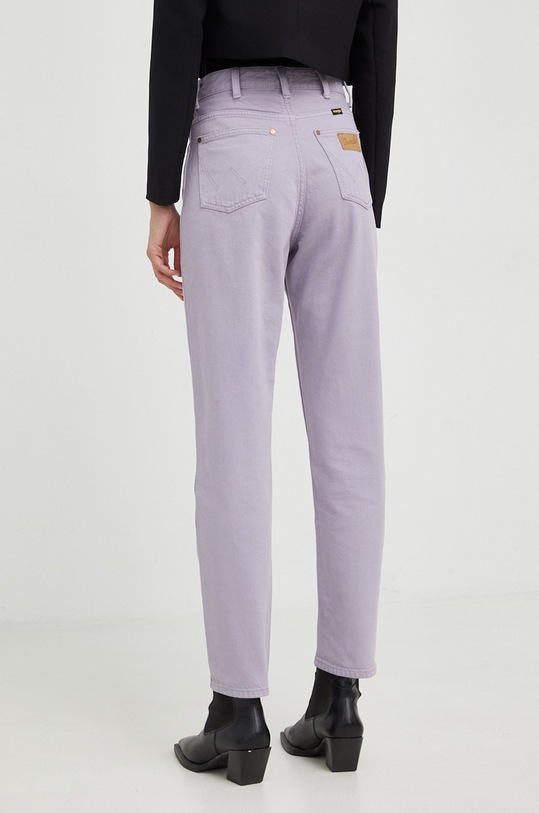 Odzież Wrangler jeansy Mom Purple Rock W246XMZ27 fioletowy