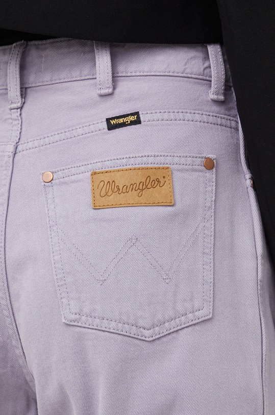 Wrangler jeansy Mom Purple Rock fioletowy W246XMZ27