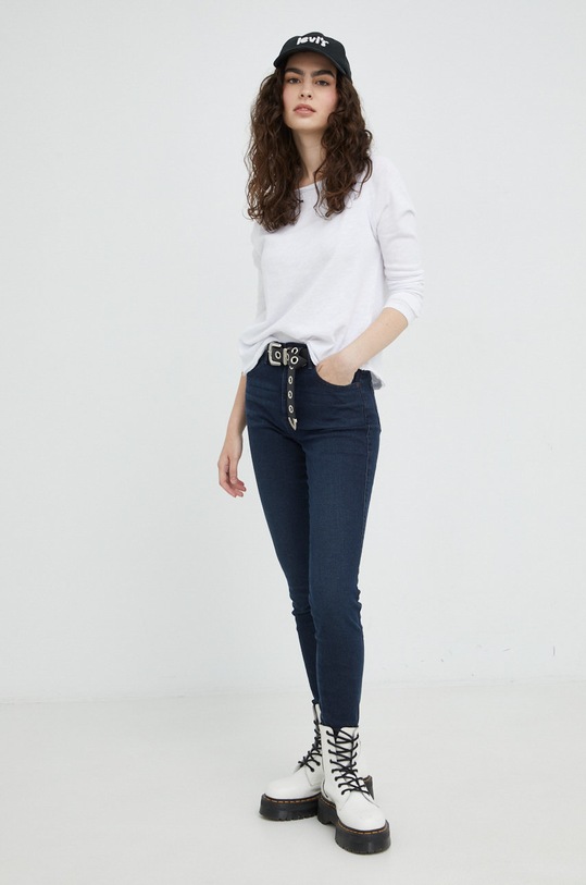 Wrangler jeansy W27H64W16 granatowy AW22