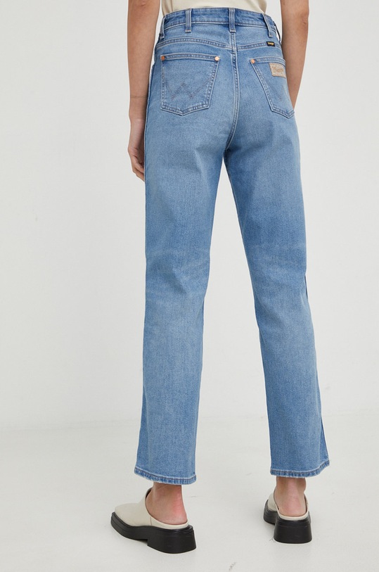 Odzież Wrangler jeansy Mom Straight Mauna W27MU8Z24 niebieski