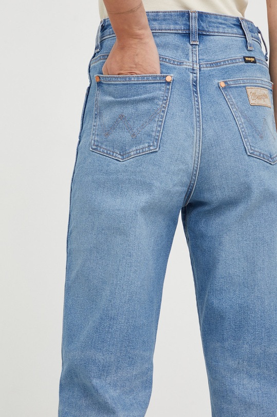 Wrangler jeansy Mom Straight Mauna niebieski W27MU8Z24
