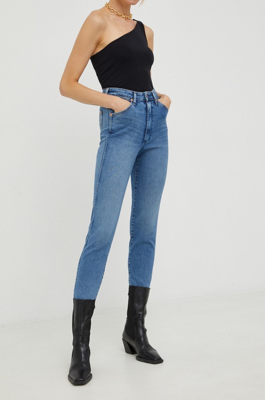 Wrangler jeansy W2HC98Y31 niebieski AW22