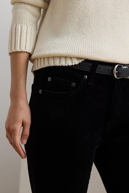 Oblečenie Menčestrové nohavice Lauren Ralph Lauren 200881935001 čierna