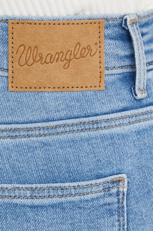 Wrangler jeansy High Rise Skinny Forkeeps niebieski W27HXRW18