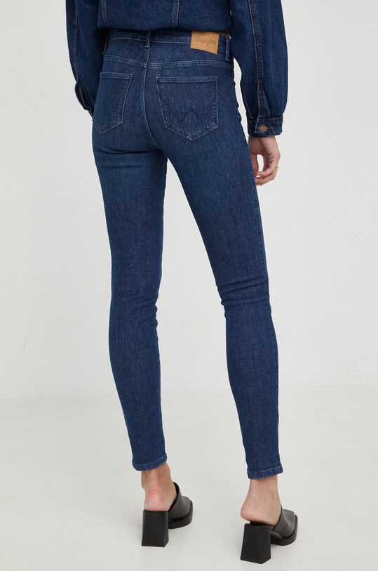 Oblečenie Rifle Wrangler Skinny Footloose W28KXRX14 tmavomodrá