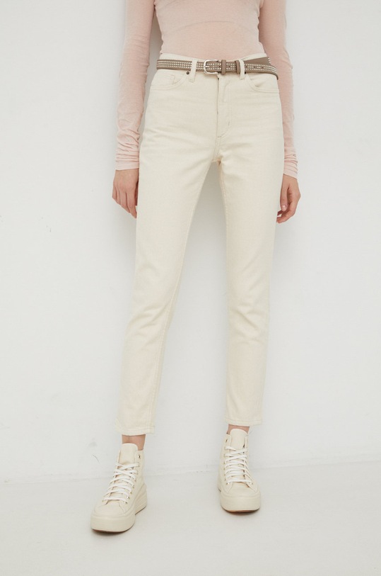 American Vintage jeansy medium beżowy SPY11B