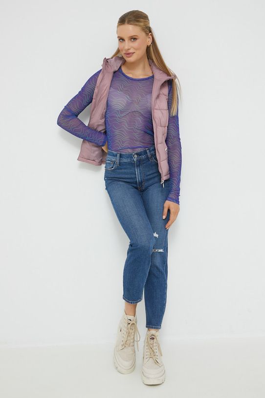 Abercrombie & Fitch jeansy KI155.2812.277 granatowy AW22