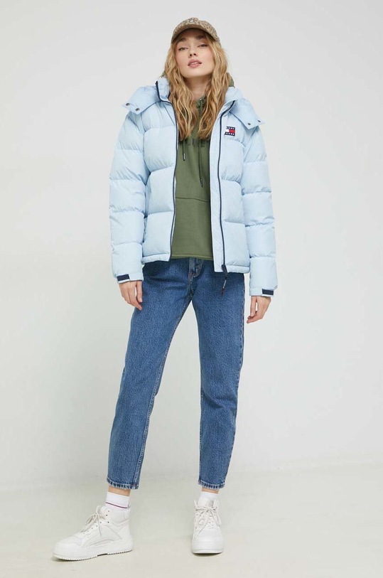 Džíny Abercrombie & Fitch 80's mom KI155.2816.276 modrá AW22