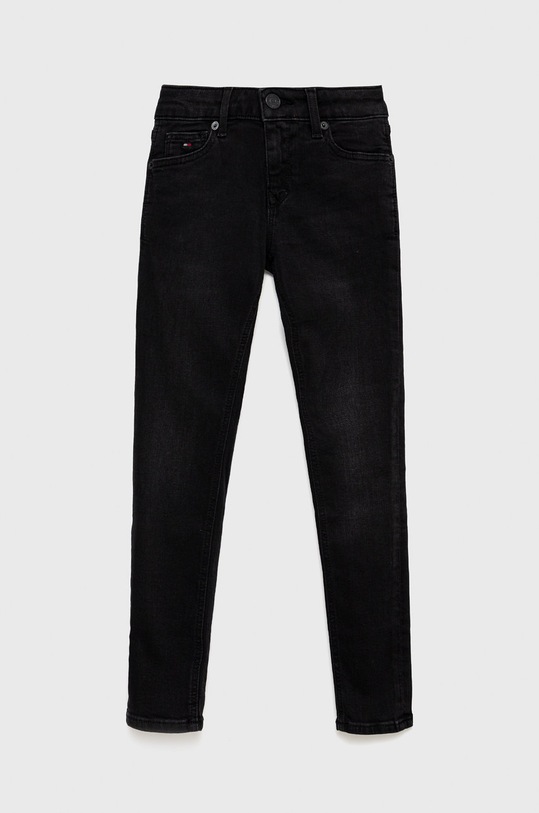 Tommy Hilfiger jeansy dziecięce z regulacją czarny KG0KG06591.9BYY