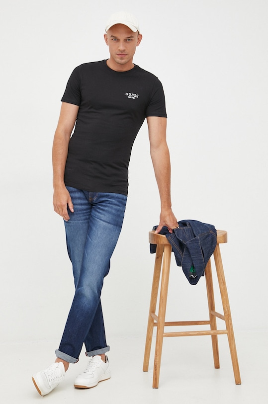 Džíny Guess ANGELS námořnická modř M2YAN2.D4Q41