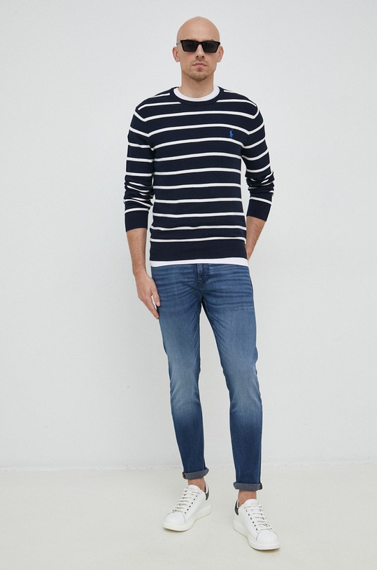 Rifle BOSS BOSS CASUAL Delano 50480194 modrá AW22