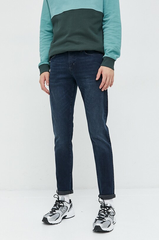 Superdry jeansy M7010888A.6IX granatowy AW22