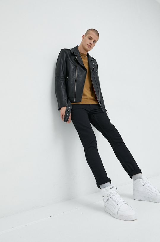 Τζιν παντελόνι HUGO 734 50476244 μαύρο AA00