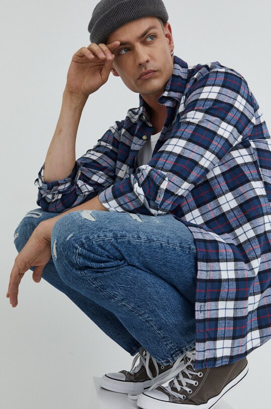 Jack & Jones jeansy JJICHRIS 12217112.BlueDenim granatowy AW22