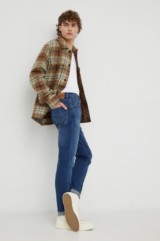 Lee jeansy Austin Winter Weather Mid niebieski L733AKEK