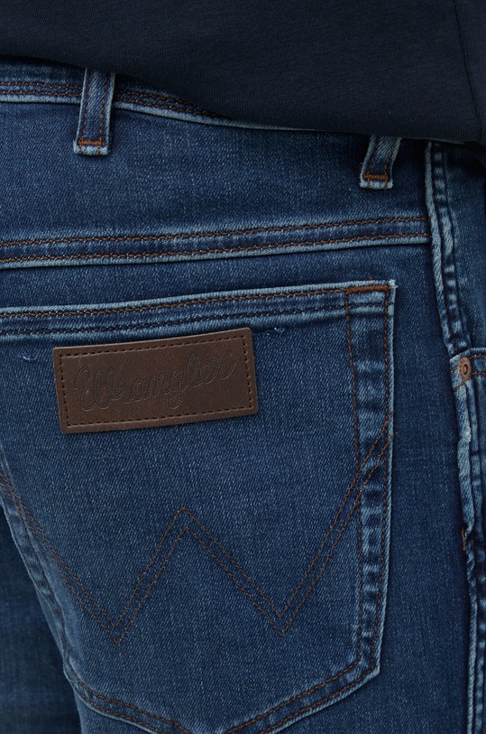 Wrangler jeansy Texas Slim Silkyway granatowy W12SCV39X
