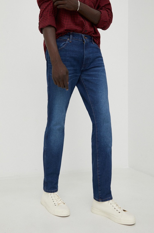 Wrangler jeansy Larston Special granatowy W18SU829E