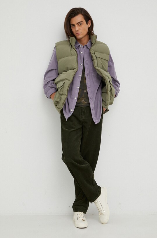 Nohavice Wrangler chinos zelená W1C8AHG40