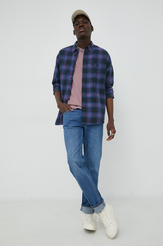 Τζιν παντελόνι Lee Daren Zip Fly Azure L707MWFW σκούρο μπλε AW22