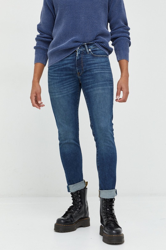 Abercrombie & Fitch jeansy granatowy KI131.2402.276