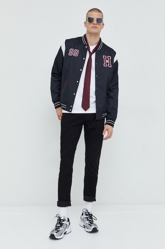 Abercrombie & Fitch jeansy KI131.7303.975 czarny AW22