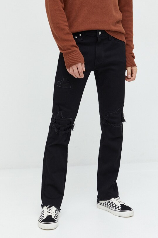 Hollister Co. jeansy czarny KI331.2241.975