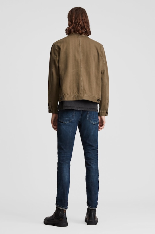 AllSaints jeansy CIGARETTE granatowy ME064W