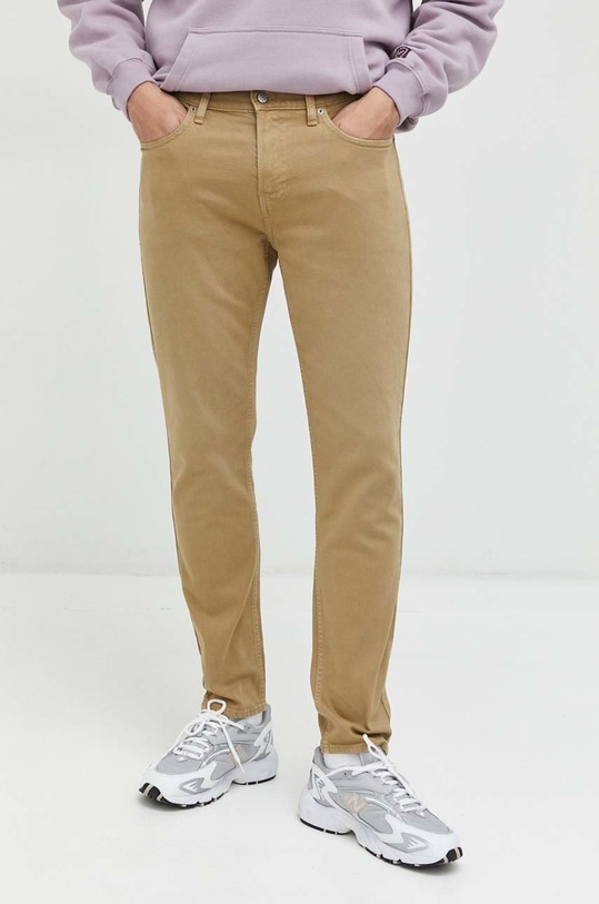 Hollister Co. jeansy Epic Flex beżowy KI331.2140.180