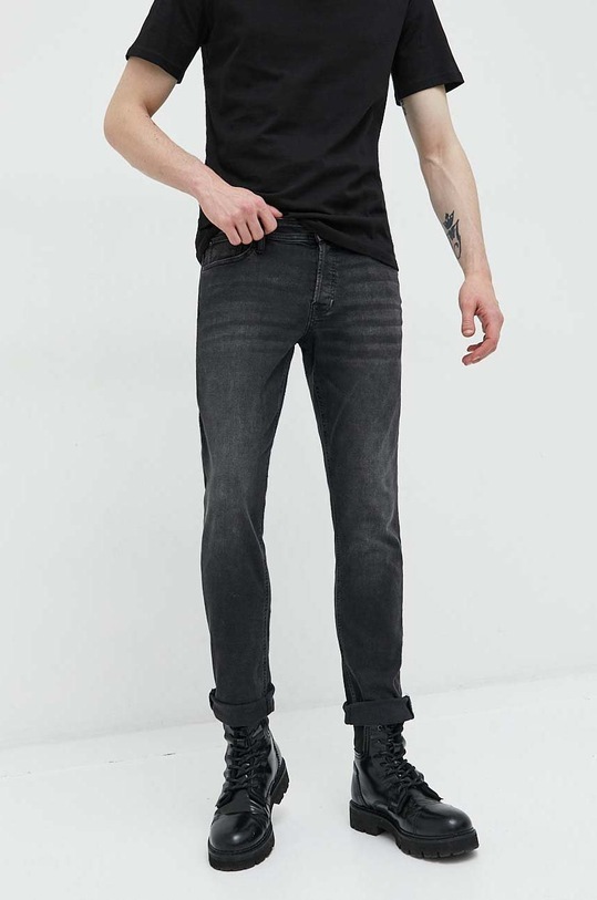 Jack & Jones jeansy Glenn czarny 12227765