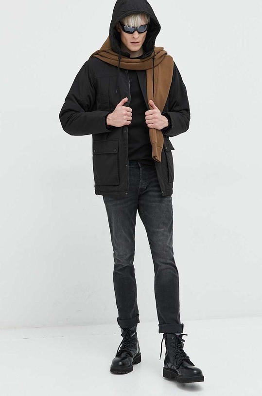 Jack & Jones jeansy Glenn 12227765 czarny AW22