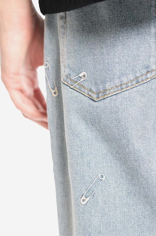 PLEASURES jeans in cotone Safety Pin P22W038