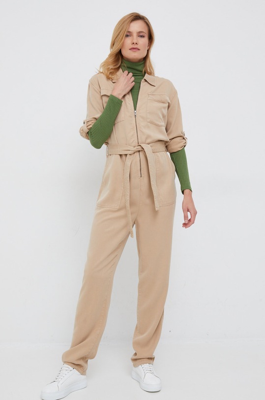 Pepe Jeans kombinezon PL230411.846 beżowy AW22