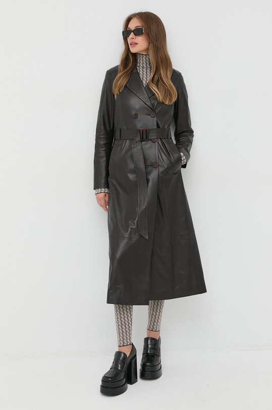 Odzież Victoria Beckham kombinezon wełniany 1422KJS004139A beżowy