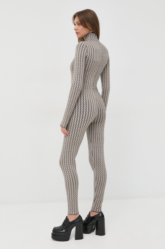 Victoria Beckham kombinezon wełniany beżowy 1422KJS004139A