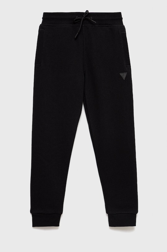 Detské tepláky Guess bavlna čierna L2YQ46.KAIJ1