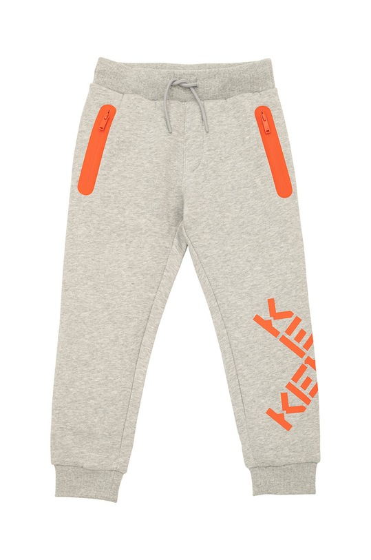 Kenzo Kids spodnie dresowe dziecięce K24275 szary AW22
