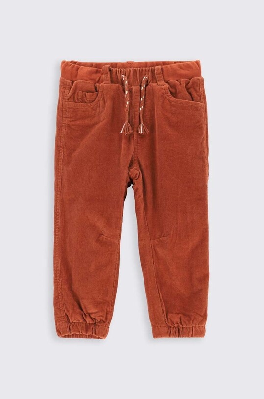 Coccodrillo pantaloni de trening pentru bebeluși tricotaj maro ZC2119601FON