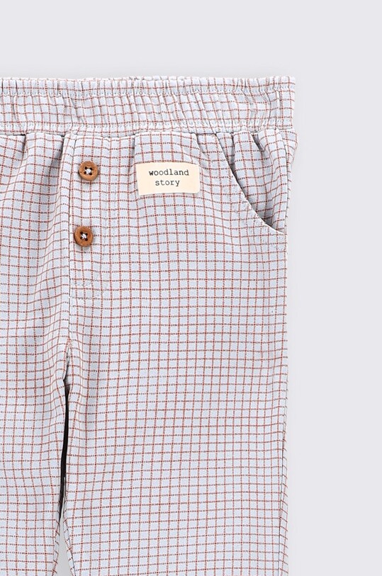 Chłopiec Coccodrillo spodnie bawełniane dziecięce ZC2120102CBN niebieski