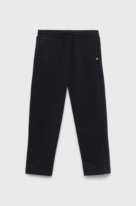 Abercrombie & Fitch pantaloni de trening pentru copii tricotaj negru KI234.2228