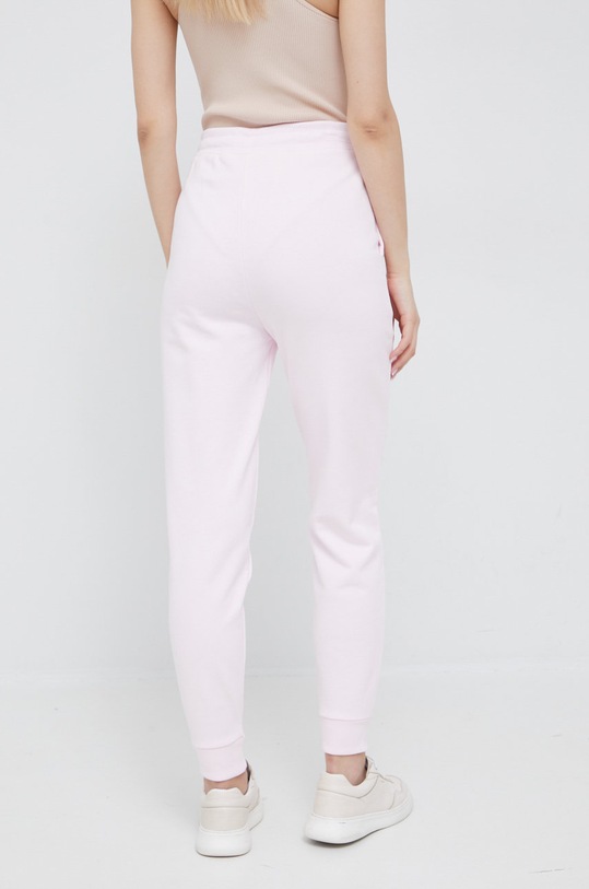 Odzież Tommy Hilfiger spodnie dresowe bawełniane WW0WW32207.9BYY różowy