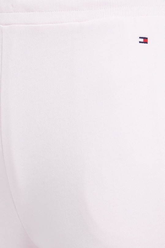 Tommy Hilfiger spodnie dresowe bawełniane różowy WW0WW32207.9BYY