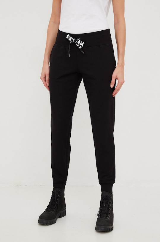 Tepláky Dkny pletenina černá DP2P1917