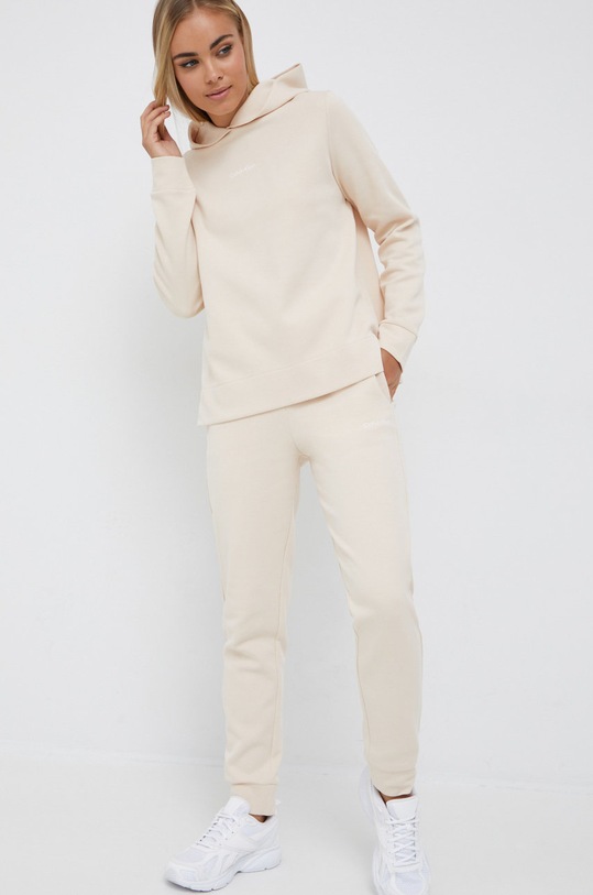 Calvin Klein spodnie dresowe K20K204424.9BYY beżowy AW23