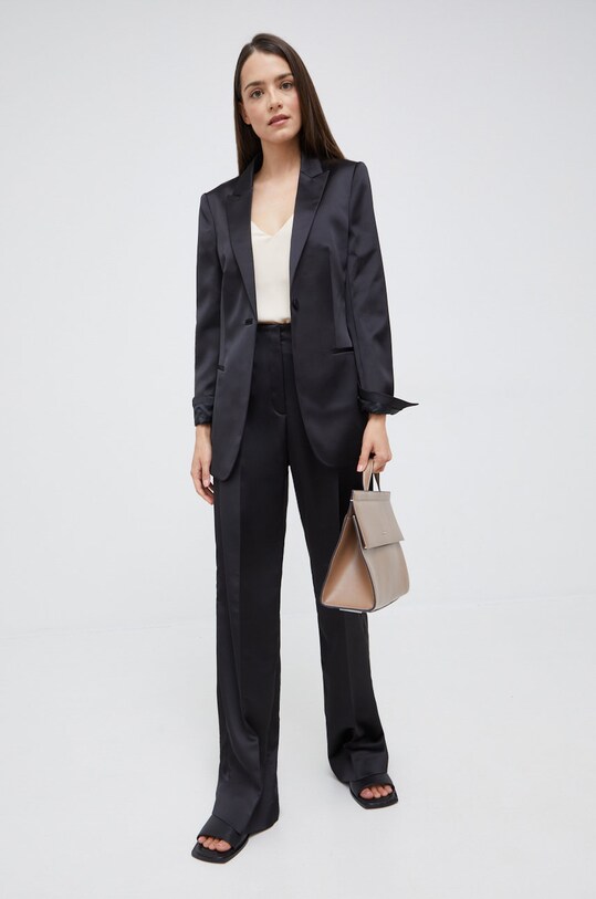 Nohavice Calvin Klein K20K204429.9BYY čierna AW22