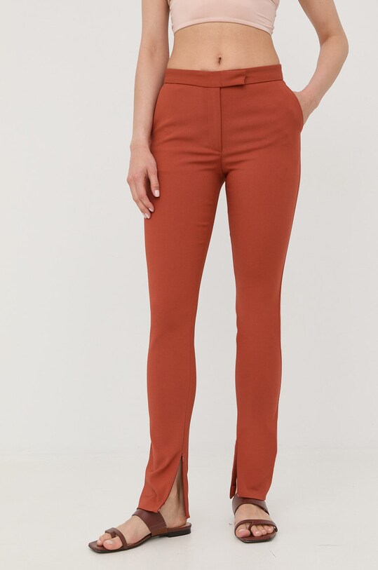 Tiger Of Sweden pantaloni tricotaj portocaliu S69302059